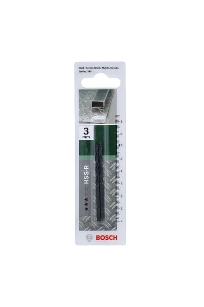 Bosch 2-Piece High Speed Steel Chisel Edge Drill Bit Dark Grey 3 x 61mm