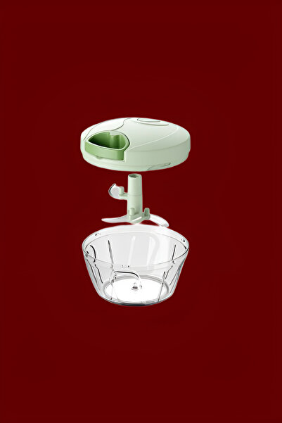 Parfait Durable and Sturdy Manual 3-Blade Pull Chopper Multicolor 400ml