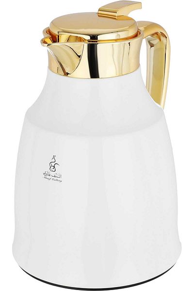 Alsaif Gallery Diriyah Thermos White Pearly Gold 0.5 Liter