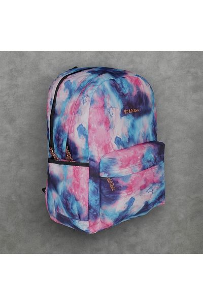 FATELLA Lilac Pink - Mixed Patterned Junior High School and Travel Bag