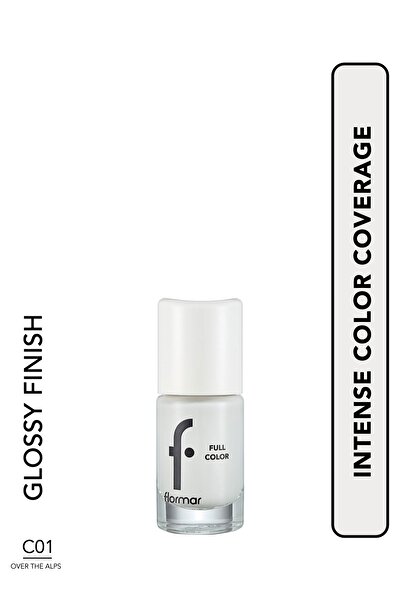 Flormar طلاء أظافر فلورمار كامل اللون FC01 فوق جبال الألب