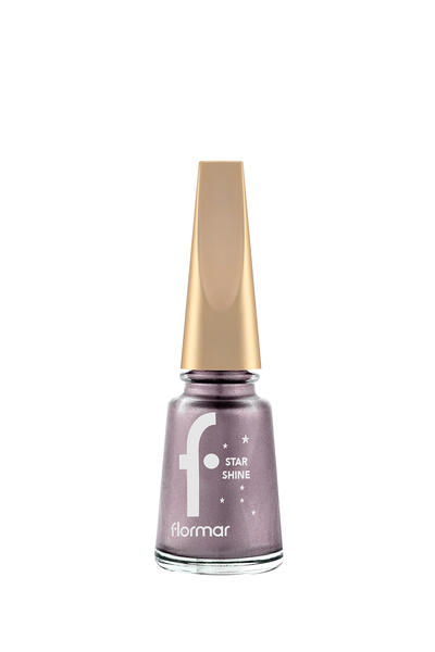 Flormar طلاء أظافر لامع معدني - طلاء أظافر ستار شاين 003 ليلك سباركل