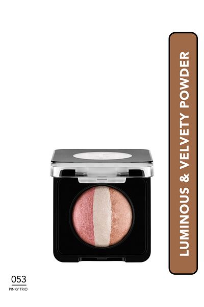 Flormar Baked Blush-On, 053 Pinky Trio