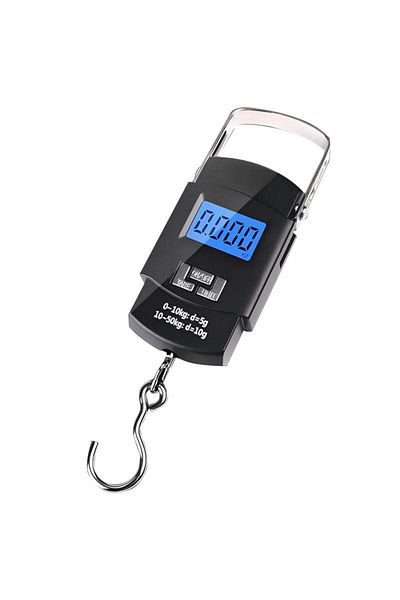 Generic Big Hook Portable Hand Held Digital Luggage Scale 50kg 10g Fish Hook Hanging Scale Measuring