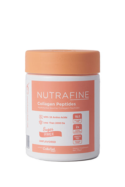 Nutrafine Collagen %100 Çift Hidrolize Tip 1 Ve Tip 3 Klinik Çalışmalı Kolaje...