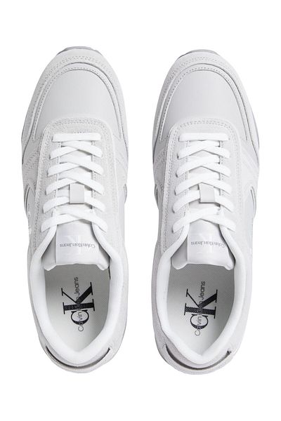 Calvin Klein Leder-Mix-Logo-Sneaker – Herrenschuhe YM0YM00624P0Q
