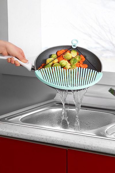 İronika Ironica Silicone Practical Pot Pasta Strainer