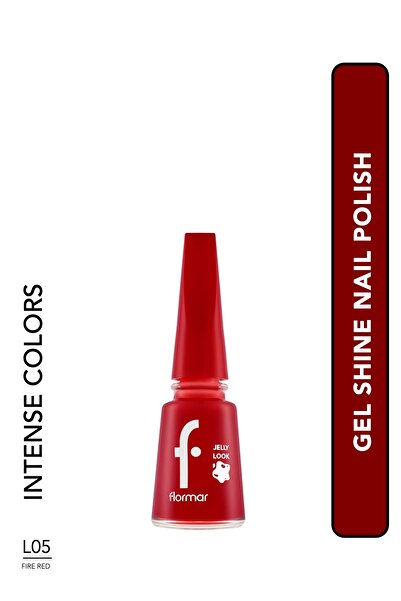 Flormar Flormar Jelly Look Nail Enamel JL05 Fiery Red
