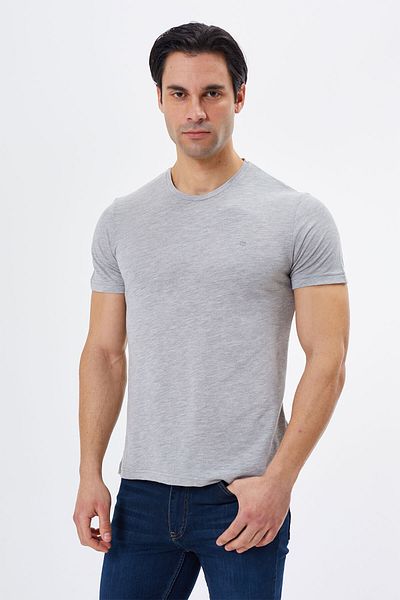 Tony Montana Regular Fit Crew Neck 100% Cotton Short Sleeve Basic Combed Cotton T-shirt