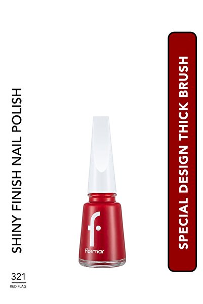 Flormar طلاء أظافر فلورمار 321 ريد فلاج