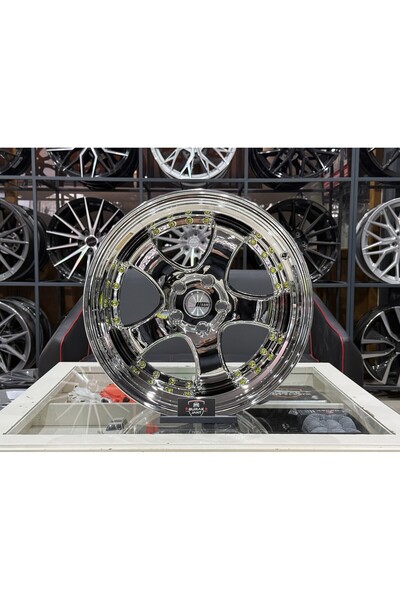 powcan 18 İNÇ 5X114.3 SSR KROM ÖN ARKA JANT TAKIMI (4ADET)
