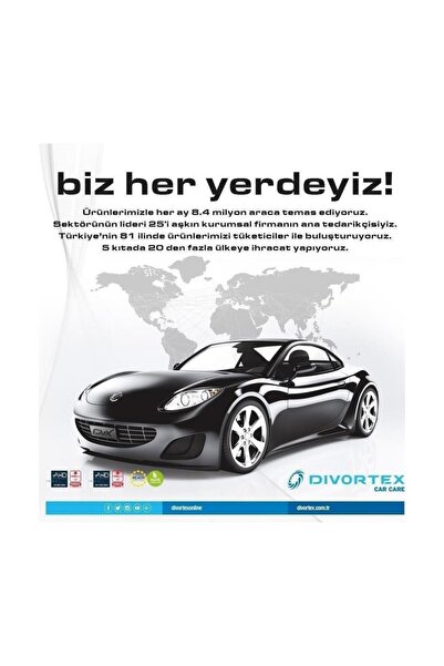Divortex V1 Ağır Vasıta,dorse,branda Fırçasız Yıkama Köpüğü 5 Kg