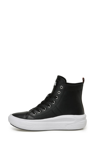 U.S. Polo Assn. База. Polo Assn. Черно-бели дамски високи маратонки 3W Clementine Pu 3pr