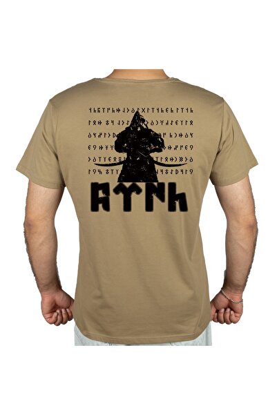 Alfatech By Alfani Göktürk Dombra Türk Baskılı Tişört