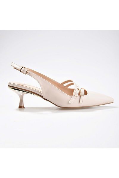 ERDAL KOÇYİĞİT AYAKKABI Ek Park Moda K6565 Women's Short Heeled Shoes