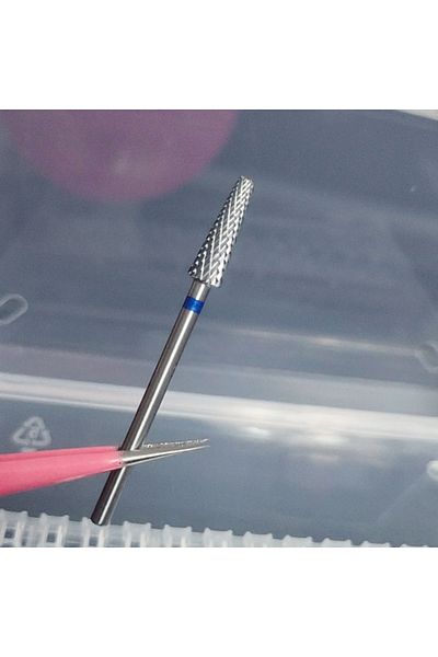 Easy Nail L0414blue قطعة واحدة من مثقاب أظافر كربيد مثقاب مانيكير كهربائي قاطع طحن جهاز نتوءات أظافر