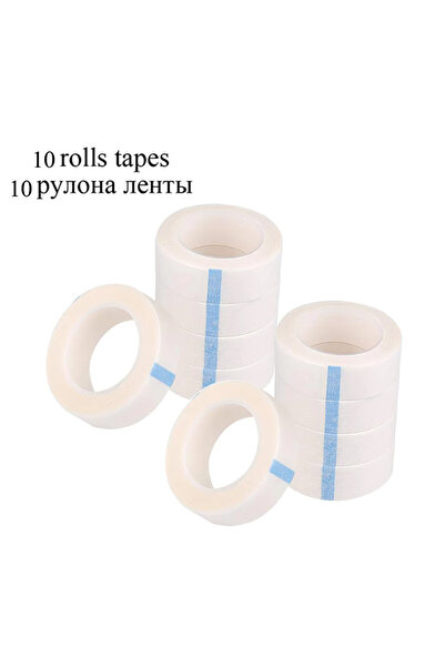 Choice1 10 قطع 5 قطع/10 قطع أشرطة ورقية طبية قابلة للتنفس لتمديد الرموش الصناعية شريط أبيض للعين