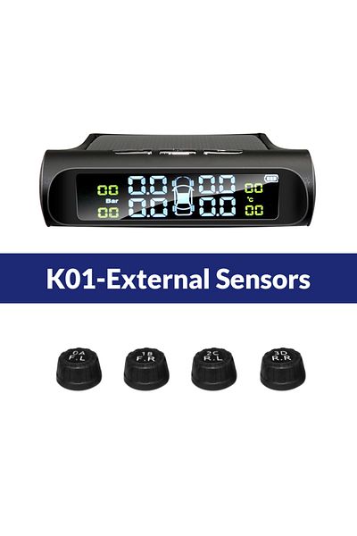 E-ACE K01-external Sensors K01 Tpms Solar Sensor Intelligence Wireless Tire Pressure Monitoring Sys