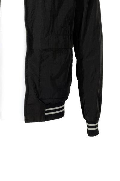 NCS Erkek Baharlık Mont Siyah Gri Çift Taraflı Slim Fit Ceket Jeans 4506