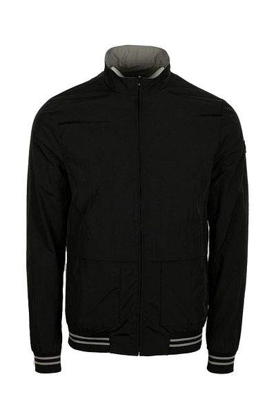NCS Men's Spring Coat Black Gray Double Sided Slim Fit Jacket Jeans 4506