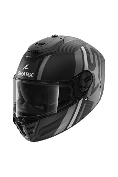 Shark SPARTAN RS CARBON SHAWN GRİ KAPALI KASK L