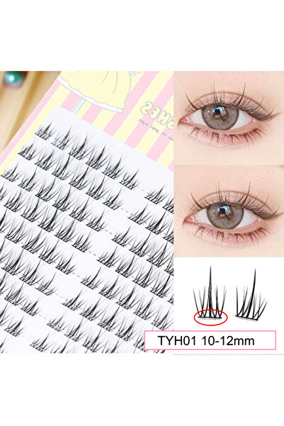 Choice C TYH01 رموش عباد الشمس البنية رموش صناعية طبيعية ناعمة ذات سعة كبيرة رموش أنمي