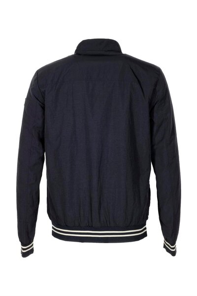 NCS Erkek Baharlık Mont Lacivert Gri Çift Taraflı Slim Fit Ceket Jeans 4506