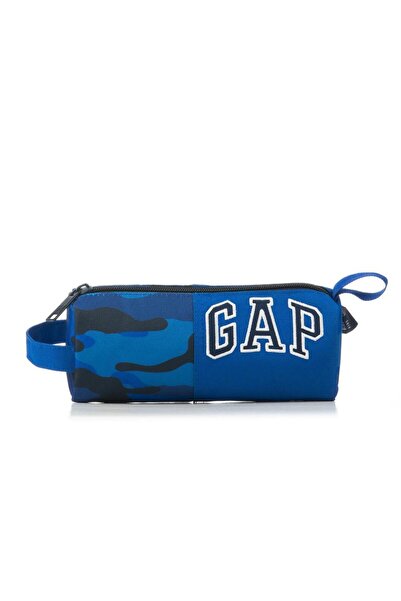 GAP Geantă originală pentru stilou cu un singur compartiment Camuflaj albastru