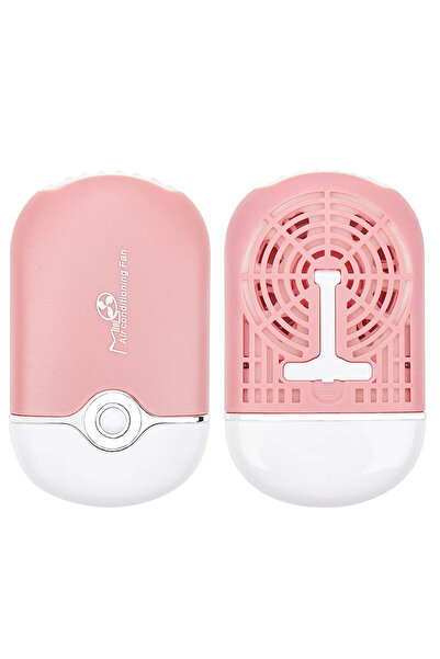 CNKESS مجفف رموش صغير وردي اللون مزود بمنفذ USB للشحن ومروحة لتجفيف الرموش الصناعية وإطالة الرموش وتكييف الهواء المخصص