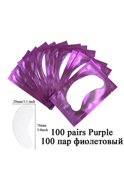Choice15 100pairs Purple 50/100pairs eyelashes fake lashes stickers lash exte...