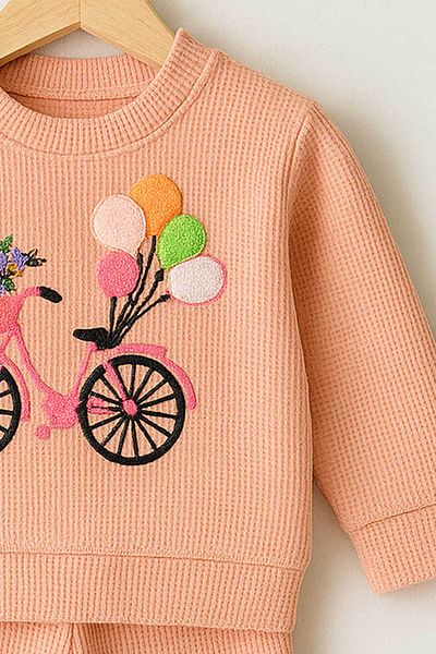Peki Baby Buy 5 Pay 4 Newborn Waffle Interlock Cotton Narrow Calip Balloon Flower Bicycle Nakis Set 15233