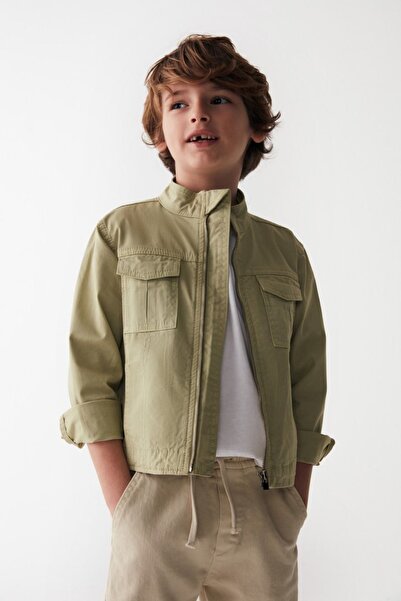 HAUSEkids 4-8 Yaş Hause Blend Erkek Çocuk Ceket -Haki-