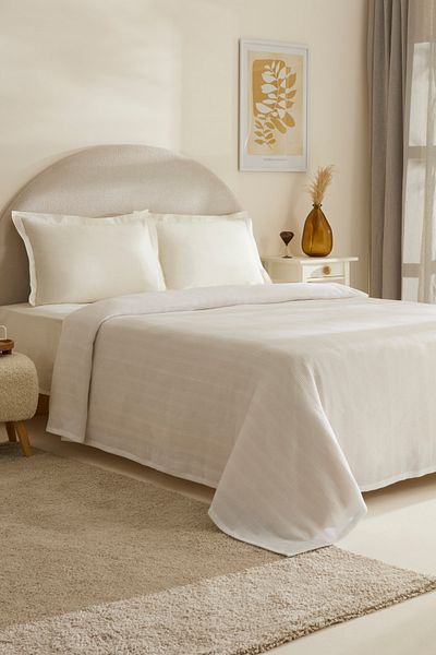 Karaca Home Layna Ecocell Double Single Pique White