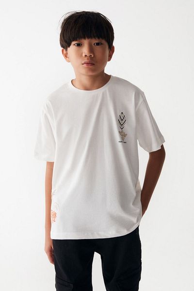 HAUSEkids 8-14 Years Joshua Black Boy Set - Ecru
