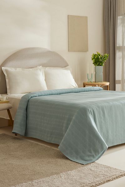 Karaca Home Layna Ecocell Double Single Pique Blue