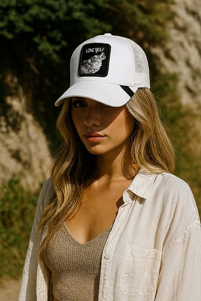 ZERAMİNE White Sports Hat Unisex Model Adjustable Snapback