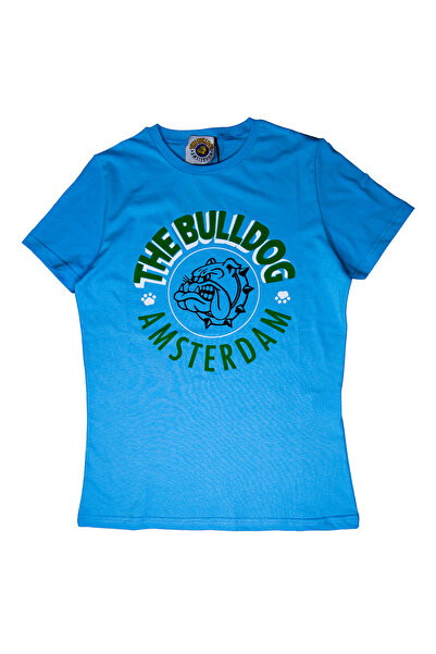 SAFECARE Tricou Albastru The Bulldog Amsterdam Original Blue Logo Marimea M