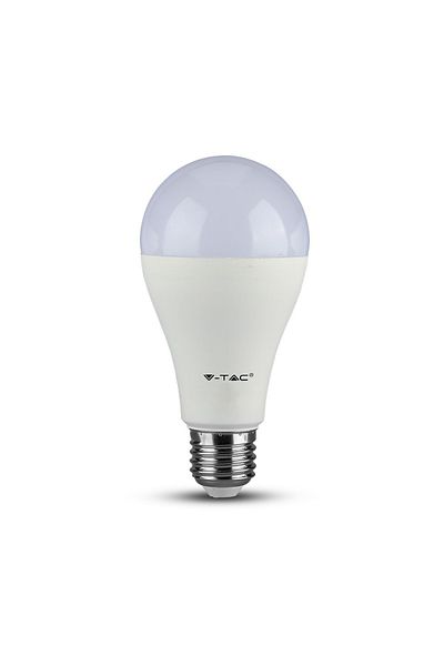 V-TAC Set of 10 LED Bulbs 17w E27 A65 White Light