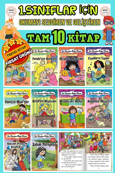 Ata Yayıncılık 1.sınıflar Için Okuma Alışkanlığı Kazandıran 10'lu Hikaye Seti Değerlendirme Testi
