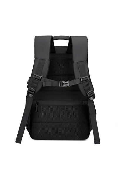 JustZEN Rucsac JustZen™ X 2 compatibil cu laptop 17", impermeabil, spațios, unisex, negru