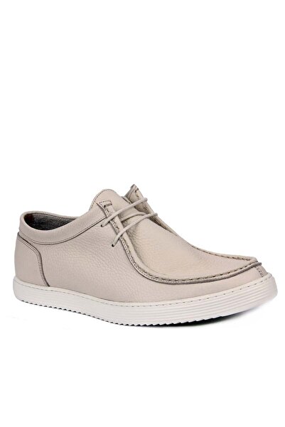 SailLakers - Beige Leather Men's Shoes 101-2669-He84