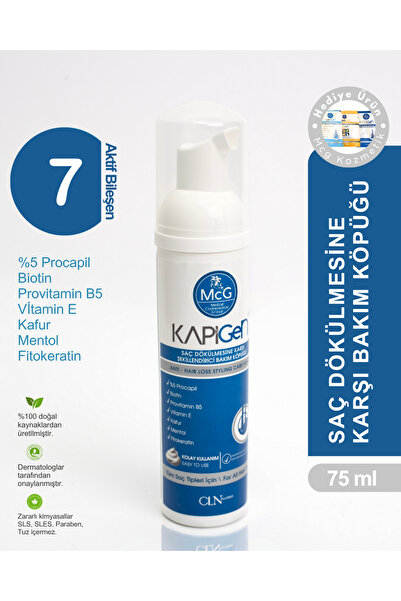 MCG Kapigen Saç Dökülmesine Karşı %5 Procapil Içerikli Köpük