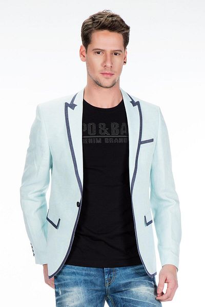 Cipo&Baxx Cj222 Καλοκαιρινό λεπτό ανδρικό casual blazer μπουφάν
