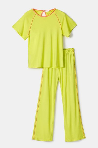 Woody Pijamale de damă-Obz - 636-Green Fat