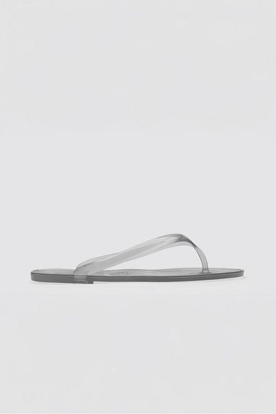 OZYO Desta Transparent Black Beach Slippers