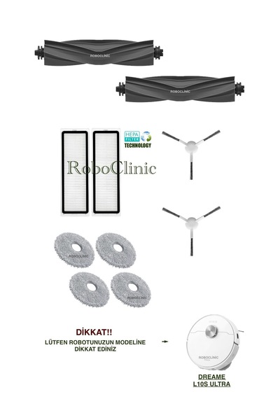 Roboclinic Perie de schimb compatibilă cu aspiratorul robot Dreame L10s Ultra...