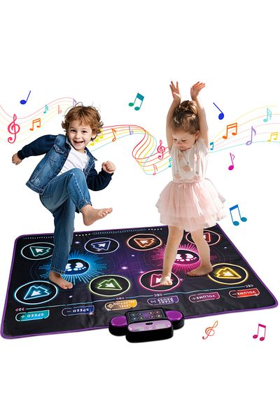 Choice 106x80cm Blak-no Box 90x90cm Music Play Mat Educational Toys For Kids Large Elecrtic Dancing Mat Wit