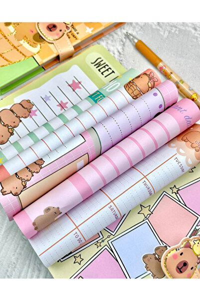 ZeCo Collection Capybara Bath Enjoyment Magnet Special Design Notebook