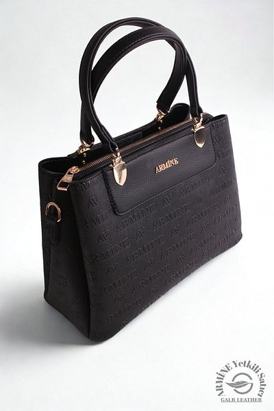 Armine Original Armine Premium Quality Women's Shoulder Bag Suitable for Daily Use Embossed Black +1 206