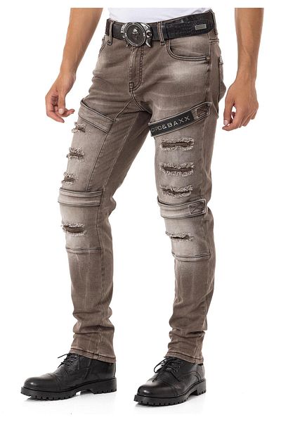 Cipo & Baxx CD555 Ανδρικό τζιν παντελόνι Slim Cut Basic
